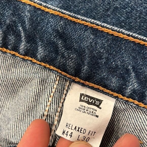 VTg levis 540 brown tab made in Usa jeans relaxed fit EUC 44 / 30 excellent cond - Picture 6 of 10